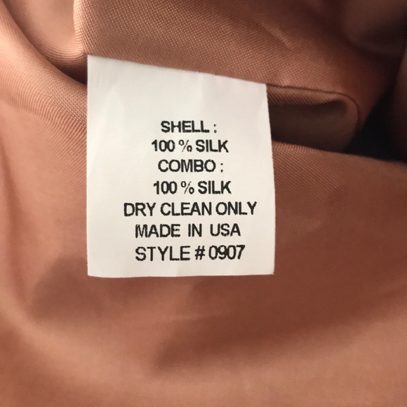 👋🎯NWT Nancy Rose Overlay Dress Brown Size 2 - Picture 10 of 10